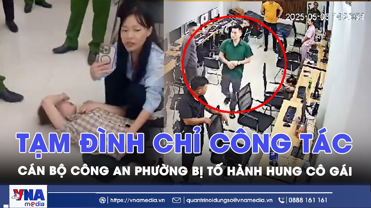 Tạm đình chỉ cán bộ Công an phường Dương Nội bị tố hành hung cô gái - VNA