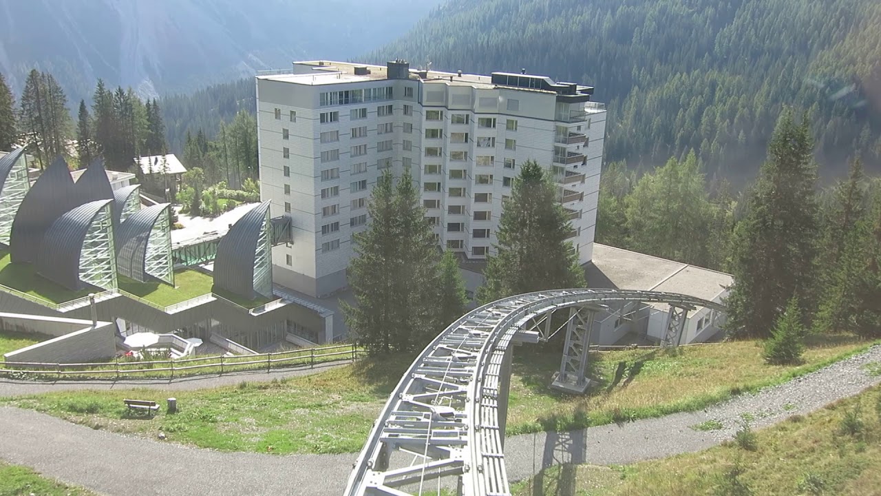 Standseilbahn 7050.02 Arosa Tschuggen-Express Talfahrt
