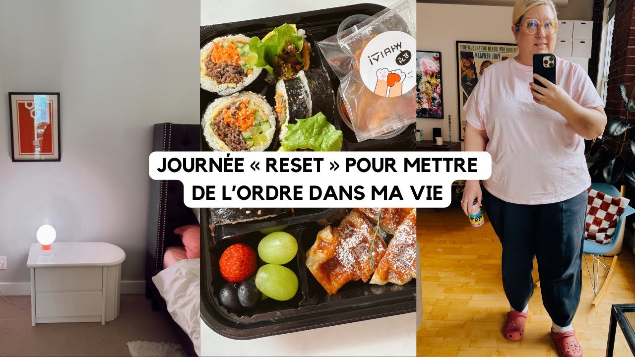 JOURNÉE RESET - RETOUR DE COURSES, CUISINE, AMÉNAGEMENT CHAMBRE, SOIRÉE IKEA