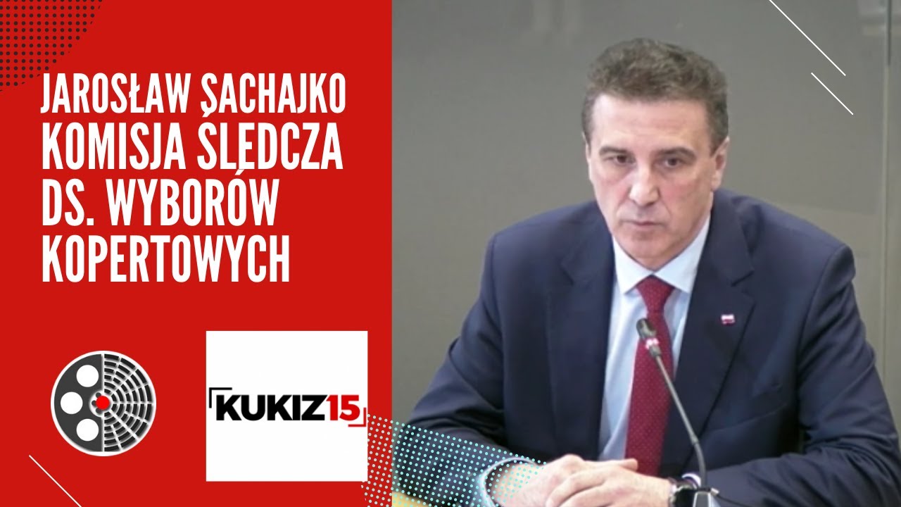 Jarosław Sachajko - Komisja śledcza ds. 
