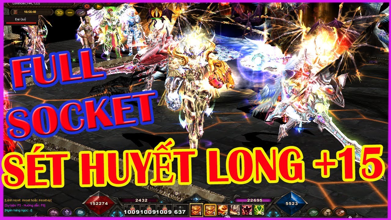 Mu Online Mới Mới Nhất | MUSS6.VN S&eacute;t Huyết Long Full +15 Full Socket Ngầu Như Bồn Cầu | GAME TV