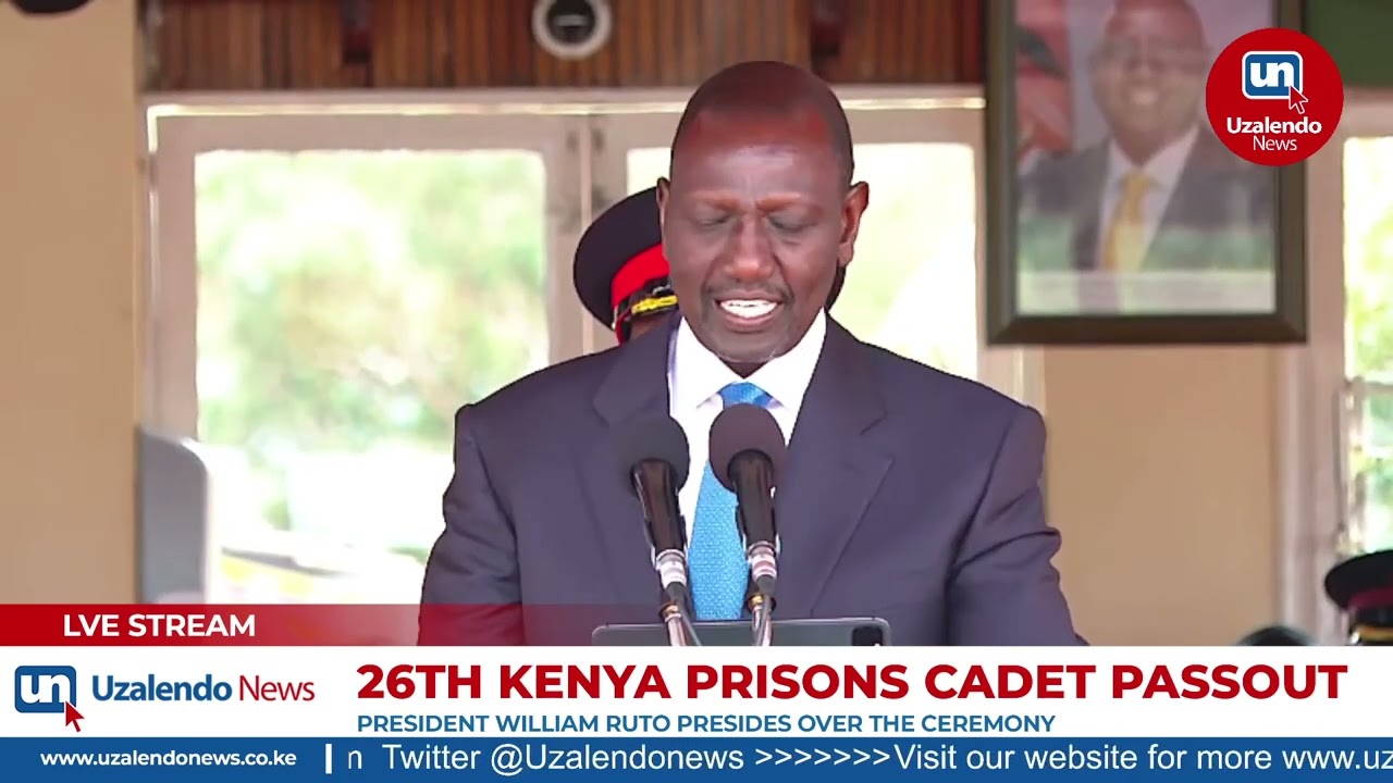 President Ruto Presides Over Prison Officers Cadet pass-out parade - FULL SPEECH