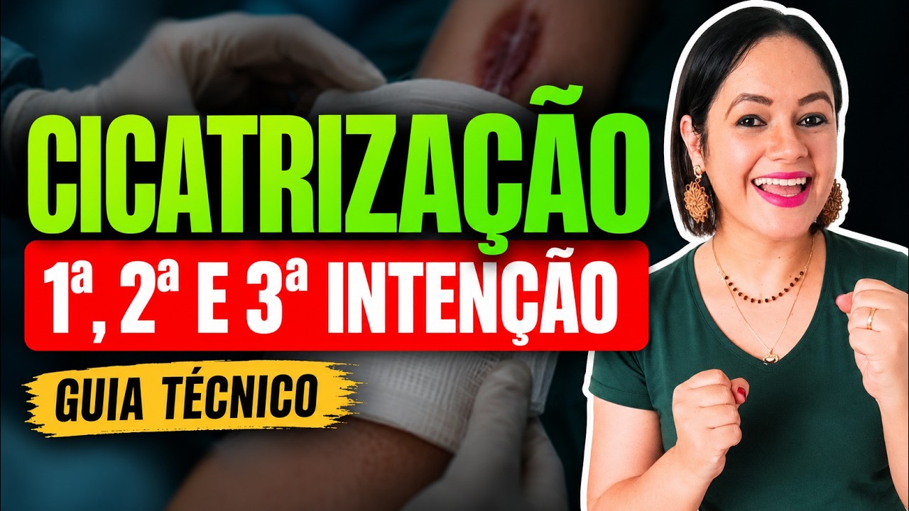 Cicatrização de Feridas: Guia Técnico de 1ª, 2ª e 3ª Intenção 🩹🩺