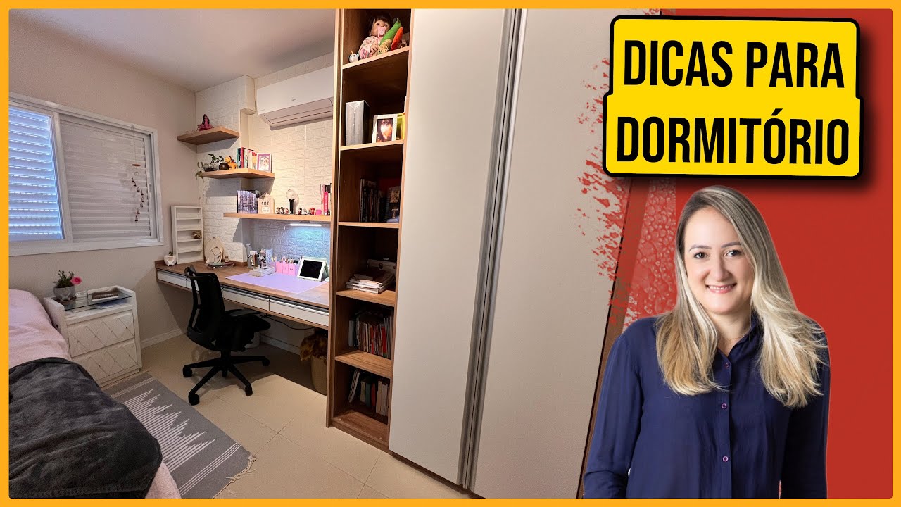 Prieto Móveis - Tour de apartamento pequeno com móveis planejados para dormitórios - DICAS Parte 02