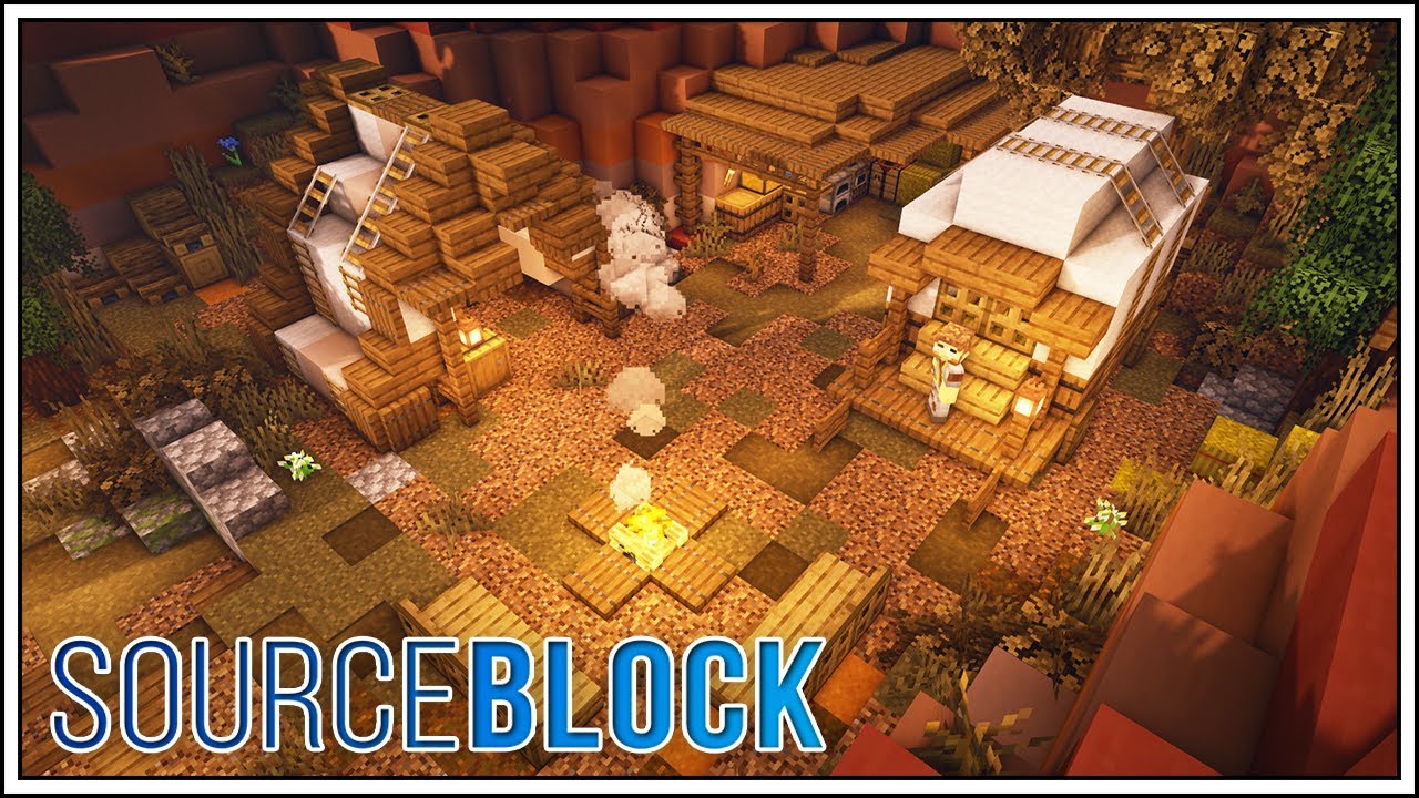 SourceBlock: Episode 10 - STARTING OUR NEW BASE!!! [Minecraft 1.14 Survival Multiplayer]