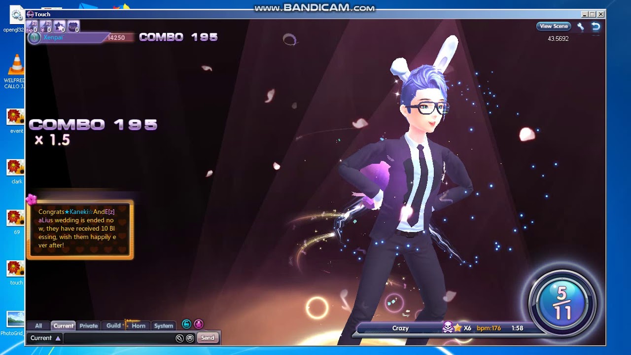 Touch Game - Crazy Skull Song x6