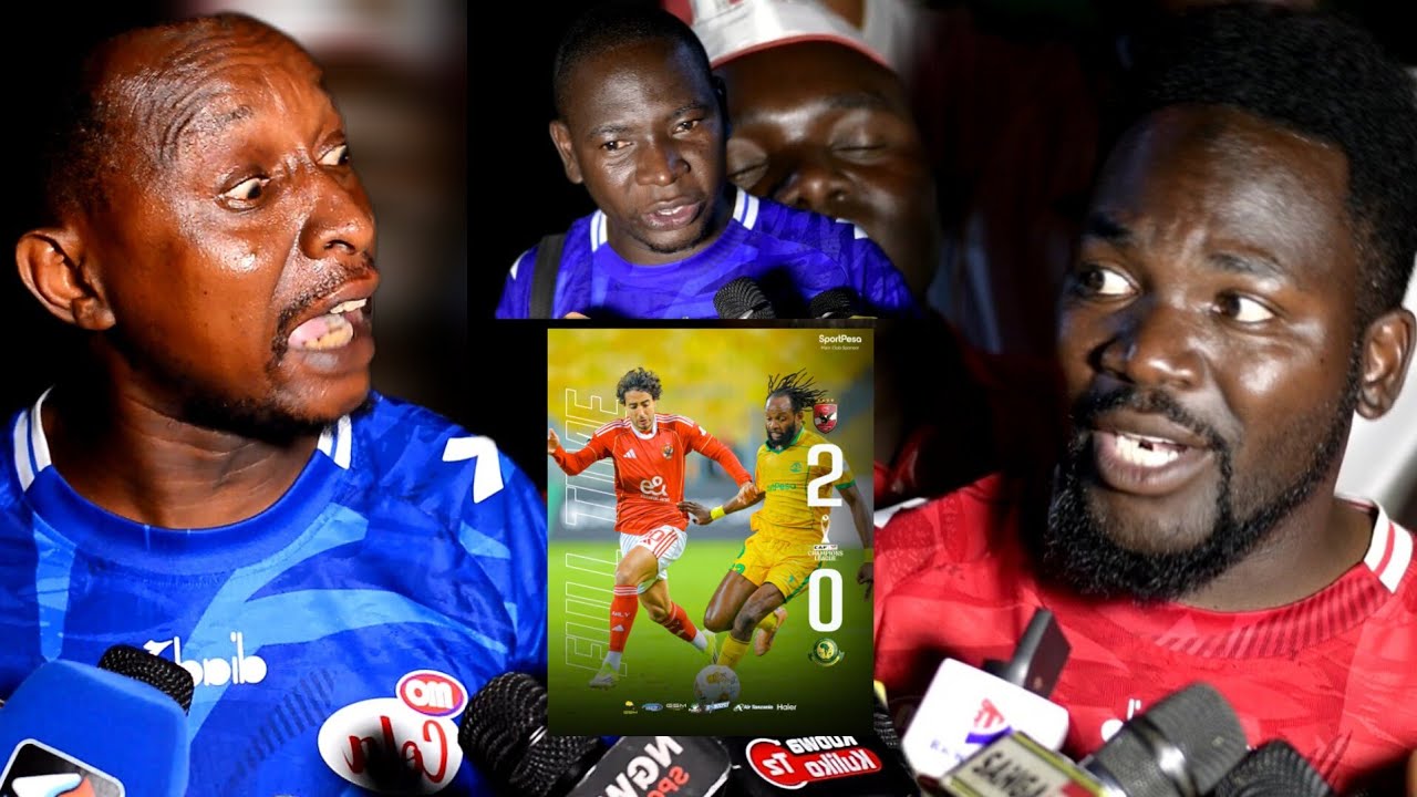 MASHABIKI WA SIMBA WAFURAHIA YANGA KUFUNGWA NA AL AHLY LEO 