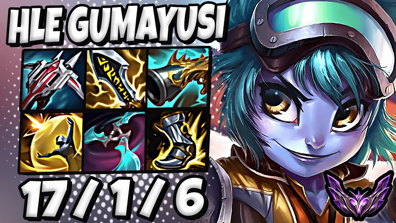 HLE Gumayusi Tristana vs Ezreal ADC [ PentaKill ] Patch 26.1 Ranked Korea