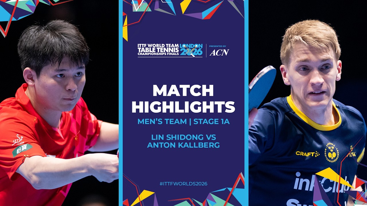 Lin Shidong vs Anton Kallberg | MT - Groups | #ITTFWorlds2026