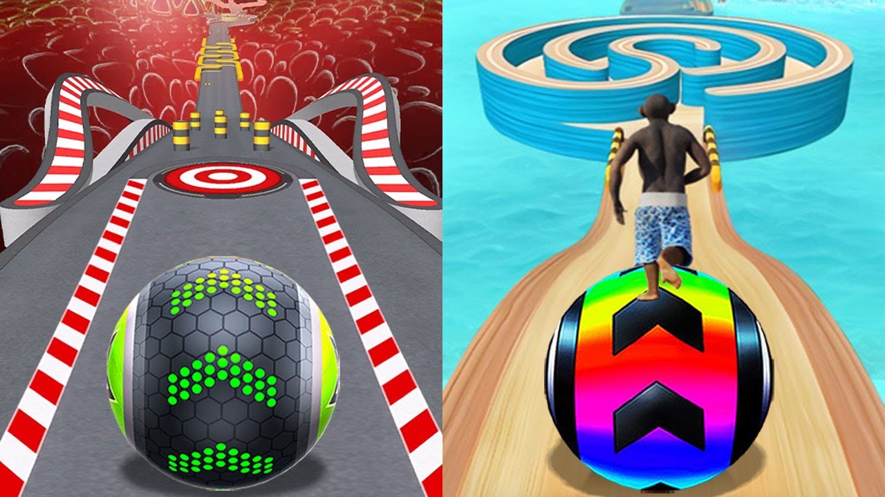 🌈 Going Balls VS Monkey Rolling Balls,Rolling Balance Ball,Temple Rolling Balls,Rollance Adventure