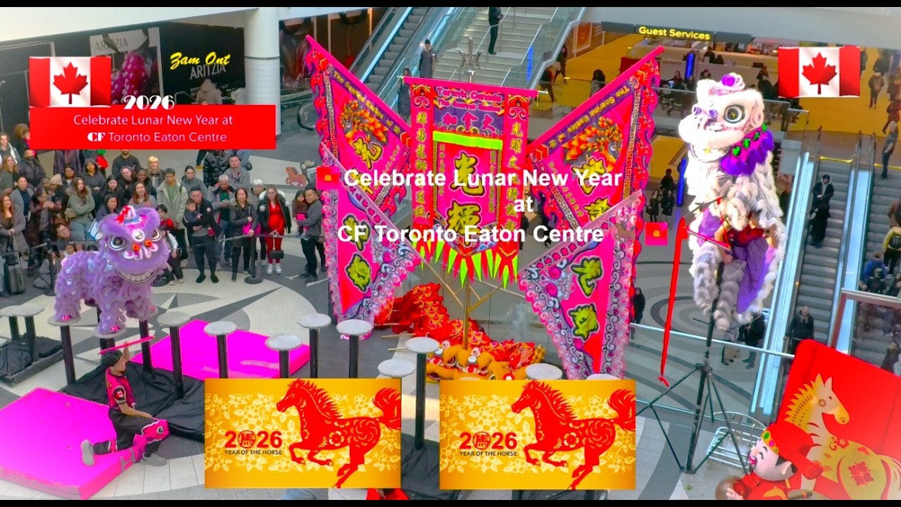 🐎🧧🍊🏮🍅Celebrate Lunar New Year 🐎 CF Toronto Eaton Centre2️⃣0️⃣2️⃣6️⃣ 🐎 #LunarNewYear #ChineseNewYear
