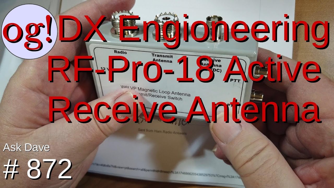 Активная приемная антенна DX Engineering RF-Pro-18 (#872)