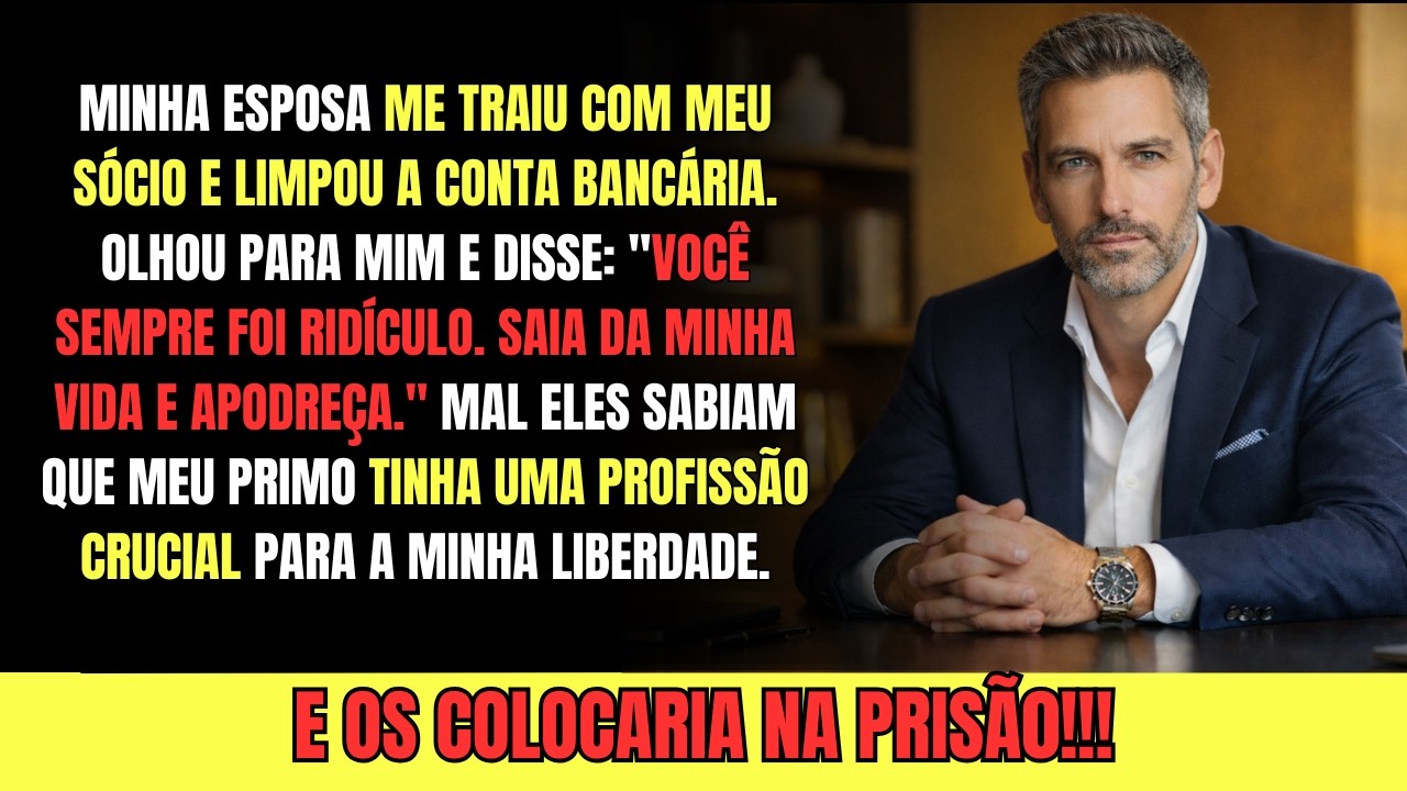 MINHA ESPOSA ME TRAIU COM MEU SÓCIO E ROUBOU TUDO, MAS A PROFISSÃO DO MEU PRIMO VIROU O JOGO FINAL!!