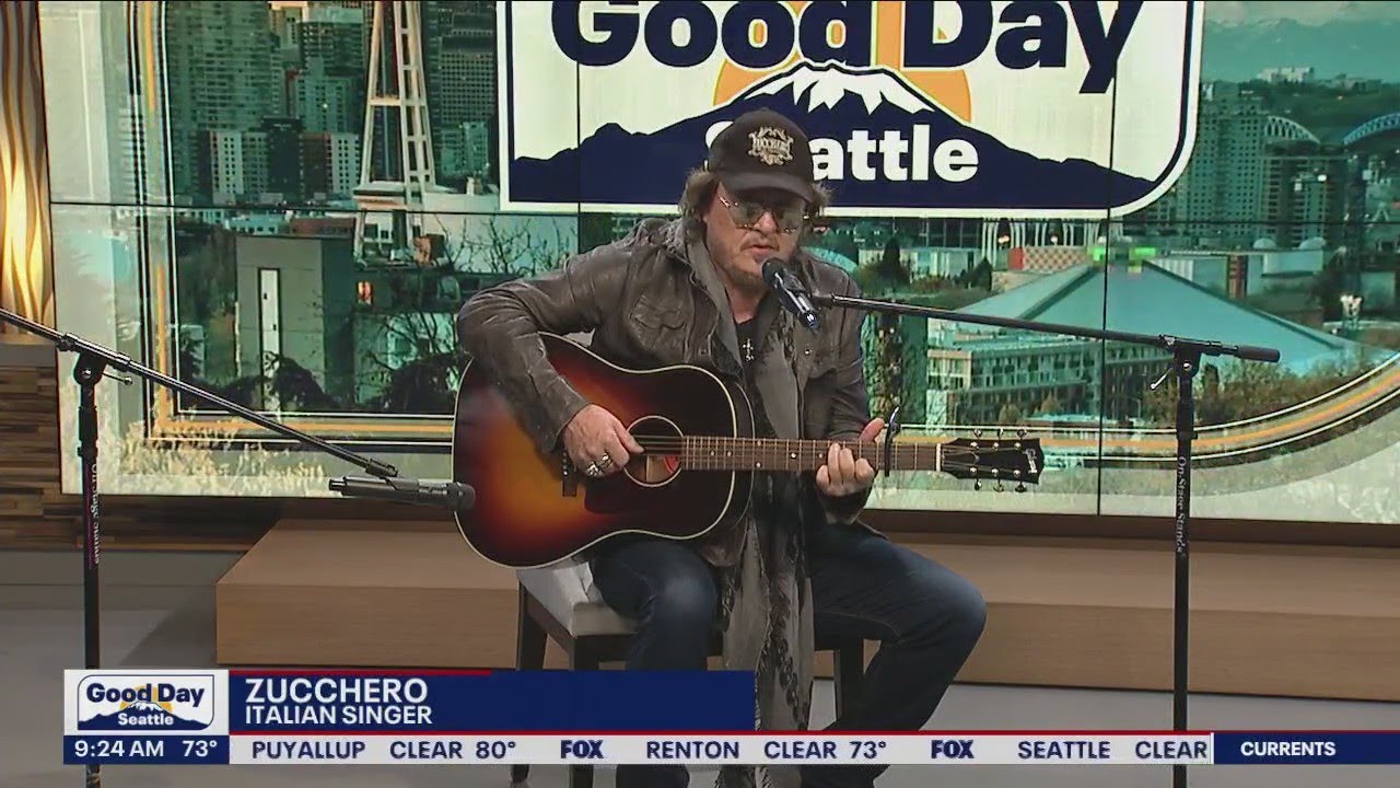 Zucchero performs live in-studio | Good Day Seattle