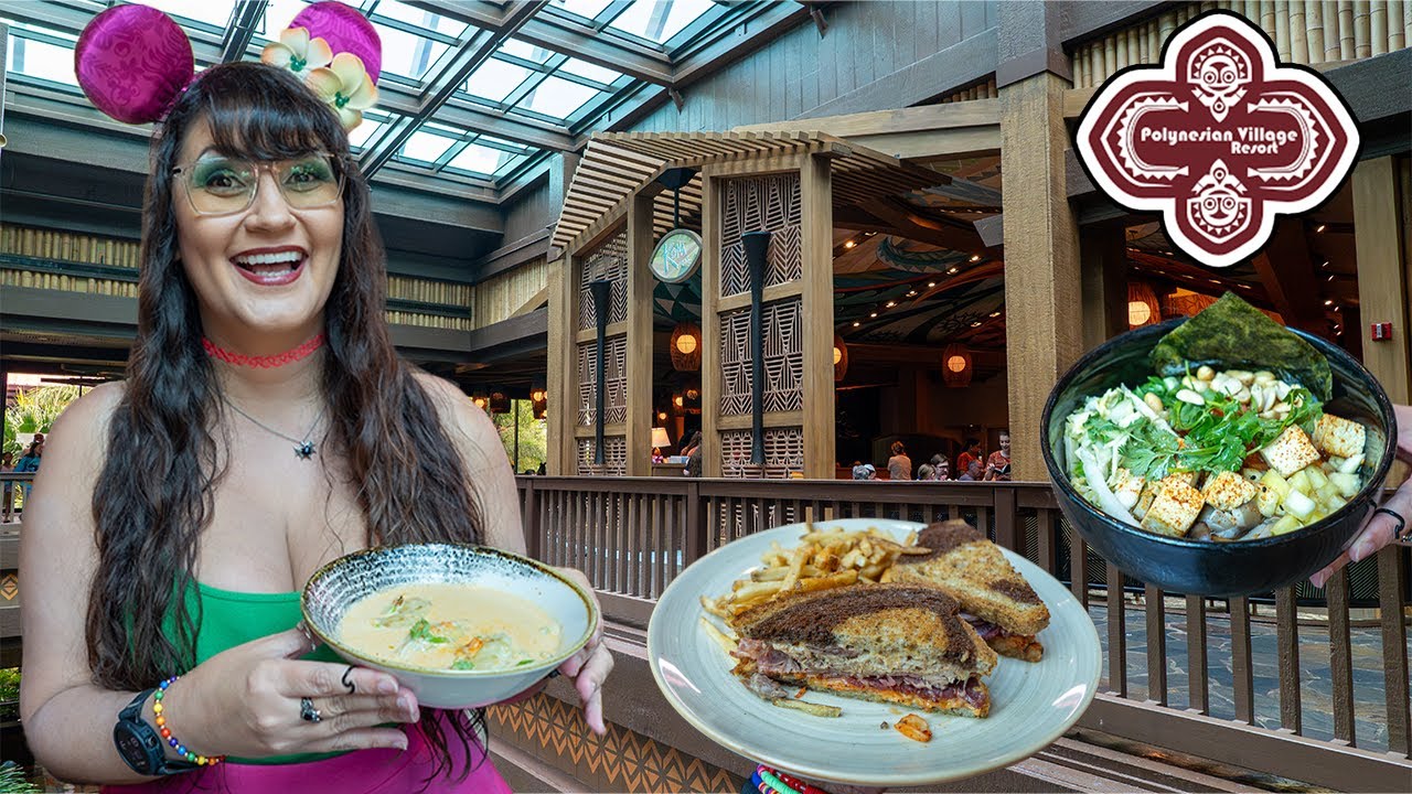 Kona Cafe LUNCH 🌊 Disney World Polynesian resort food review