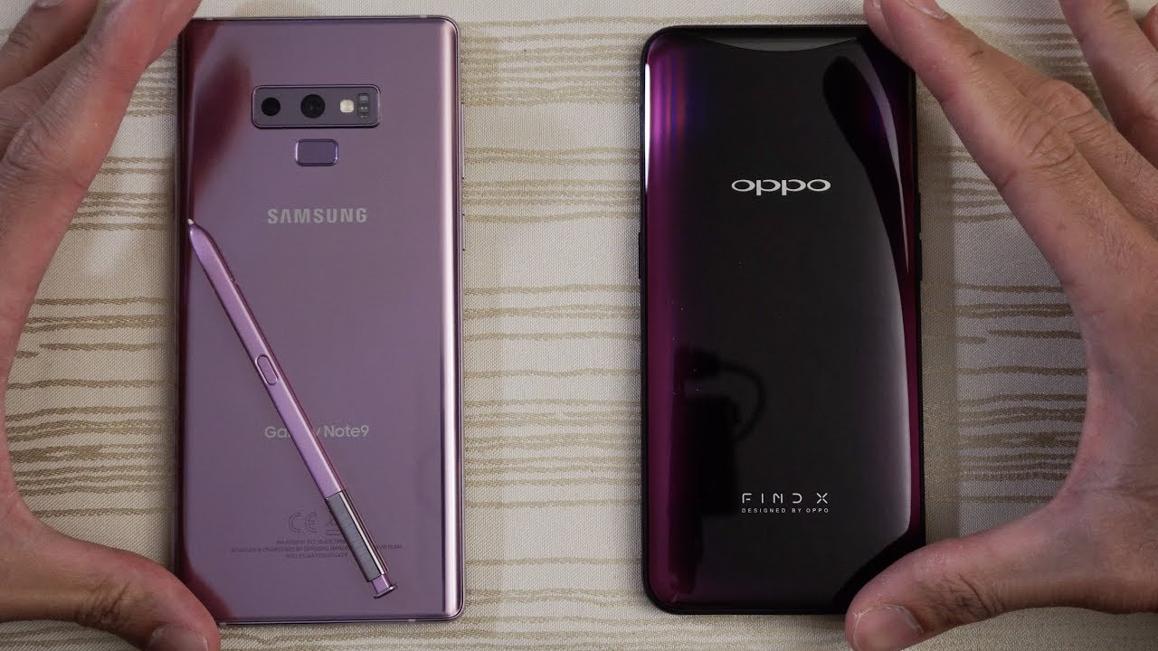 Samsung Galaxy Note 9 vs Oppo Find X - Speed Test!