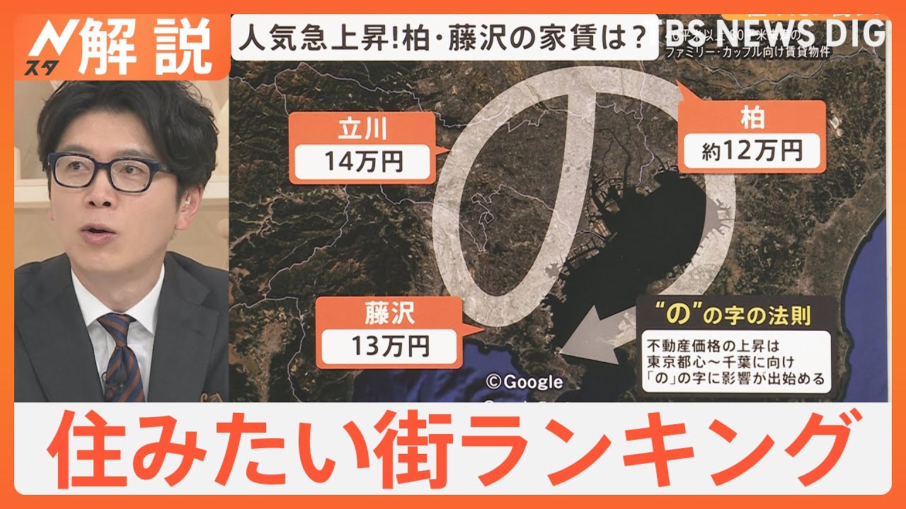 “西の新宿”立川駅が急上昇 住みたい街ランキング、不動産価格の上昇「の」の字の法則って何？【Nスタ解説】｜TBS NEWS DIG
