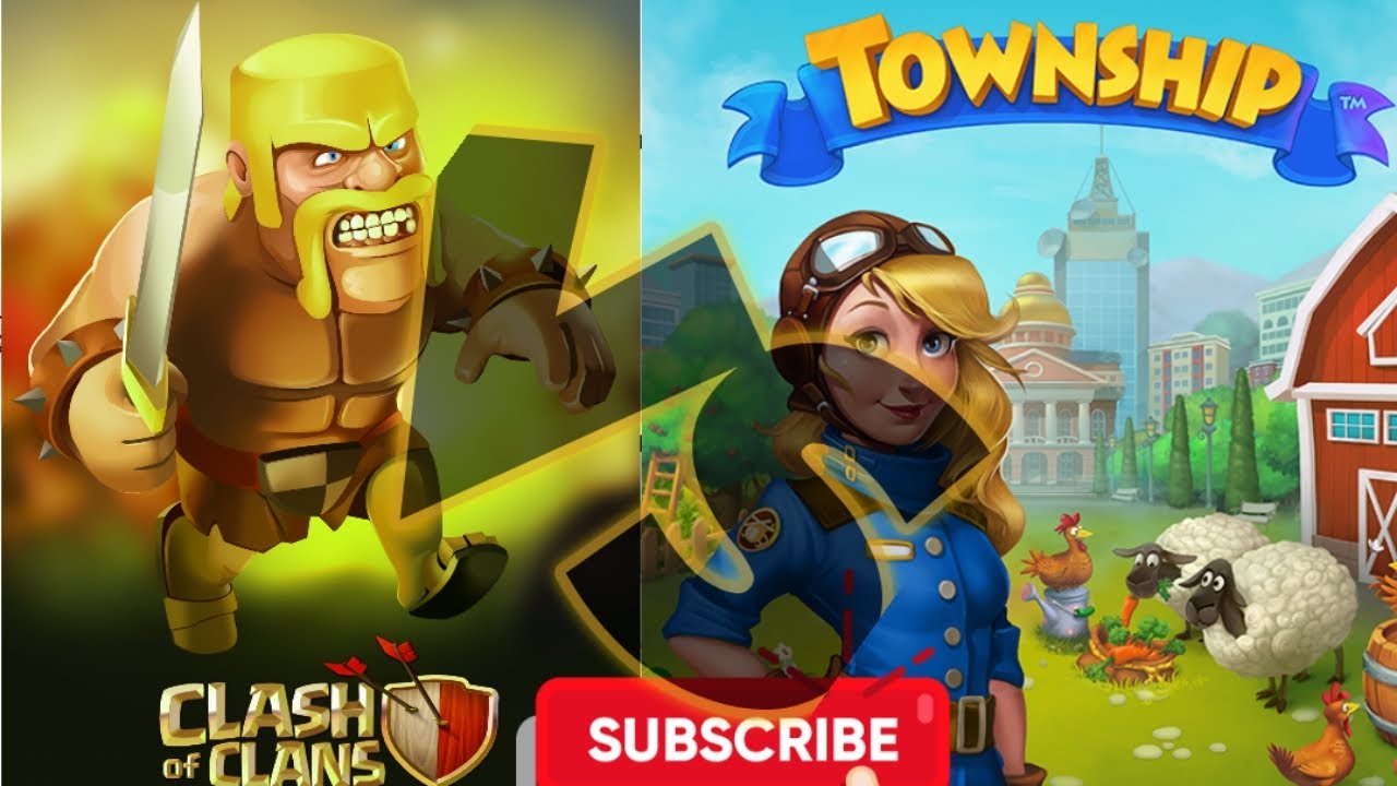 CLASH OF CLAN VS TOWNSHIP | WHICH IS BEST ? | #MRSHAHZAIBGAMING