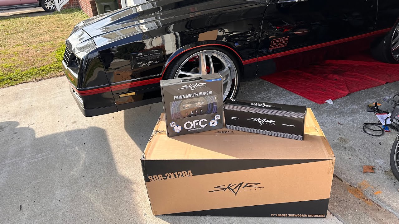 SKAR Audio LOUD PACK touched down for my 87 Monte Carlo SS GBODY aka MistreSS