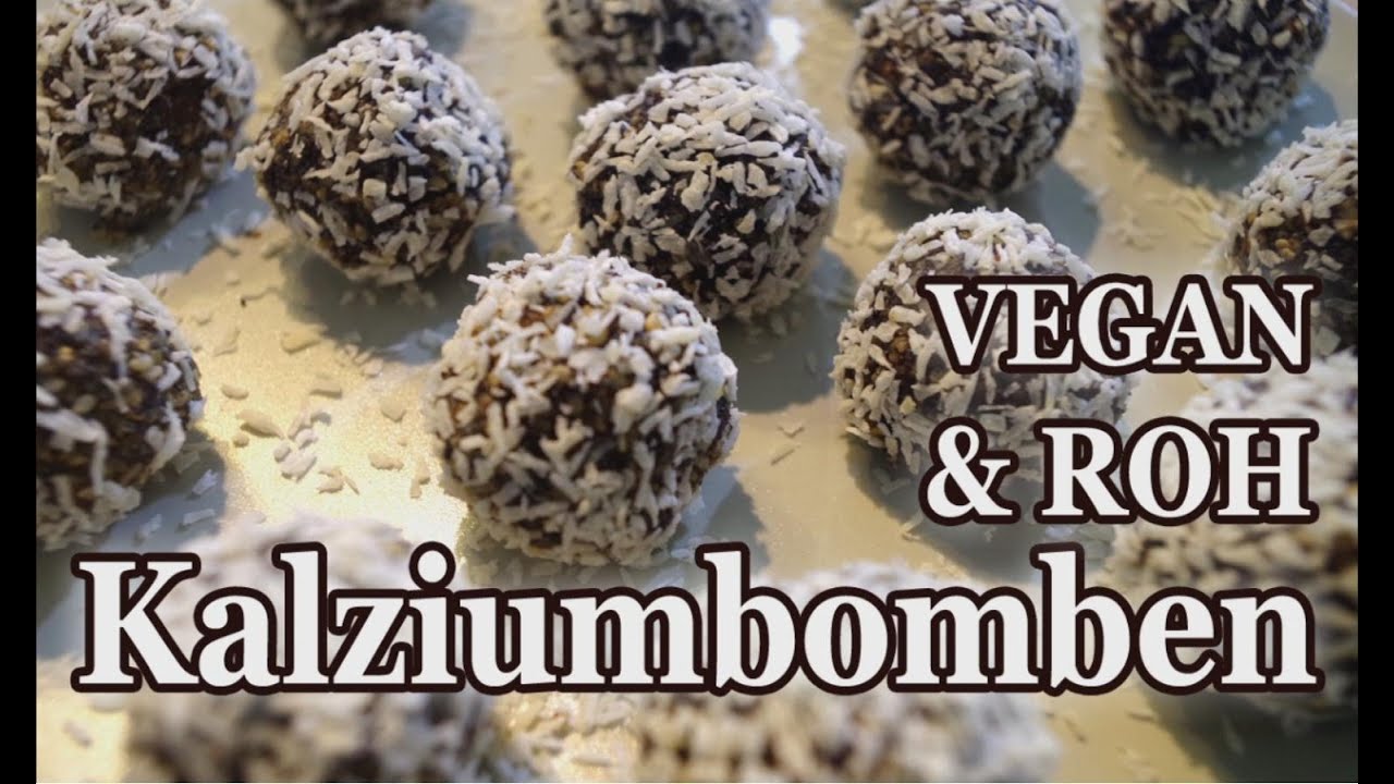 Marlon's Kalzium Bomben - Köstliche Kokos-Mohn Kugeln (Vegan & Rohkost)