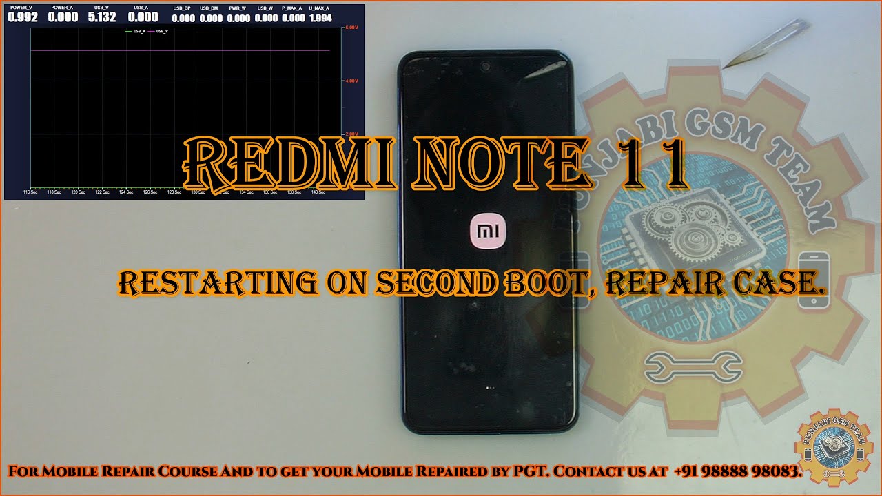 Redmi Note 11 Restarting on Second Boot, Repair case.