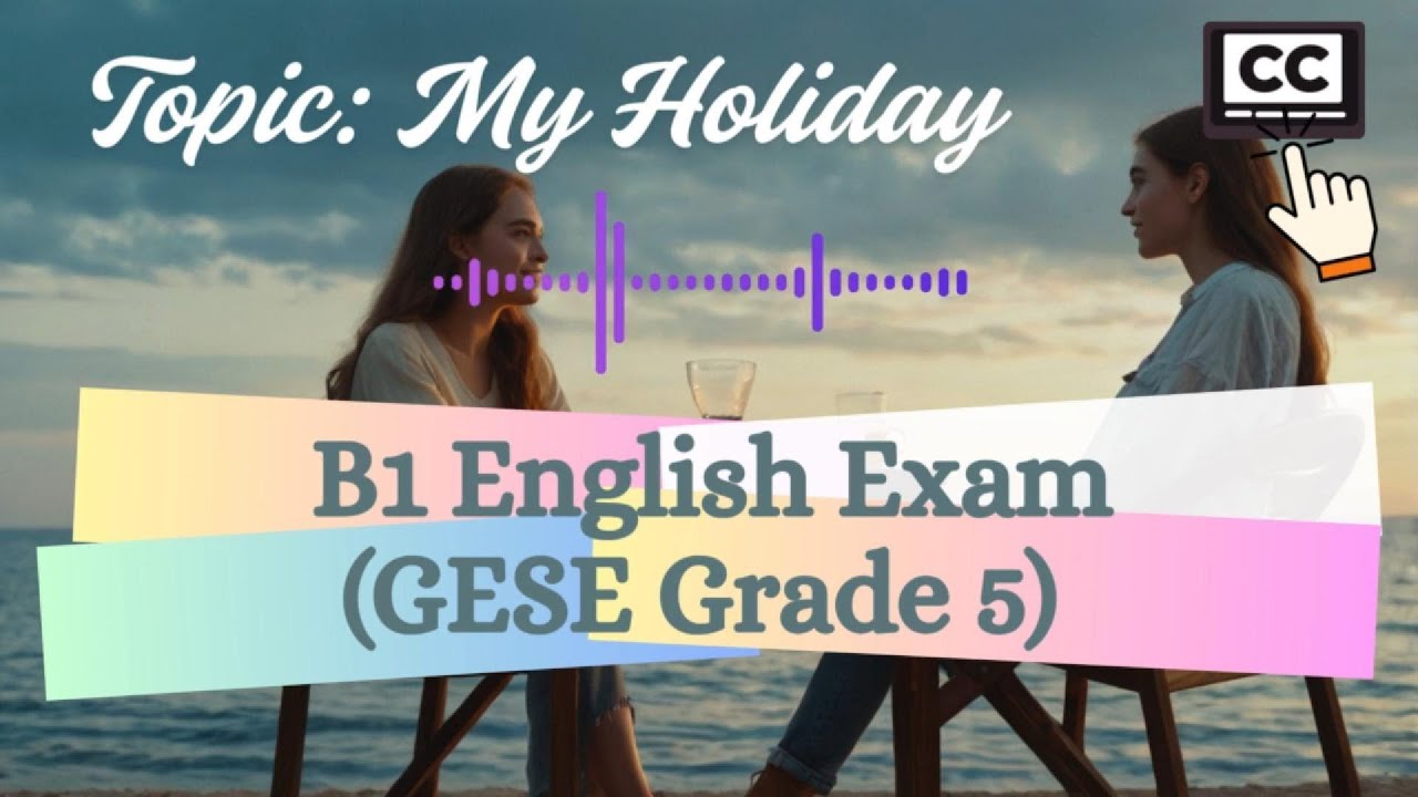 Trinity B1 Speaking Test | Real Sample for UK Visa | Trinity B1 test Example | My Holiday B1 英文入籍考試
