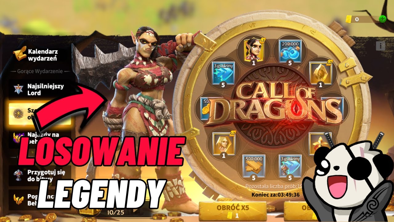 Koło fortuny - Losowanie Skogul - Call of Dragons #60