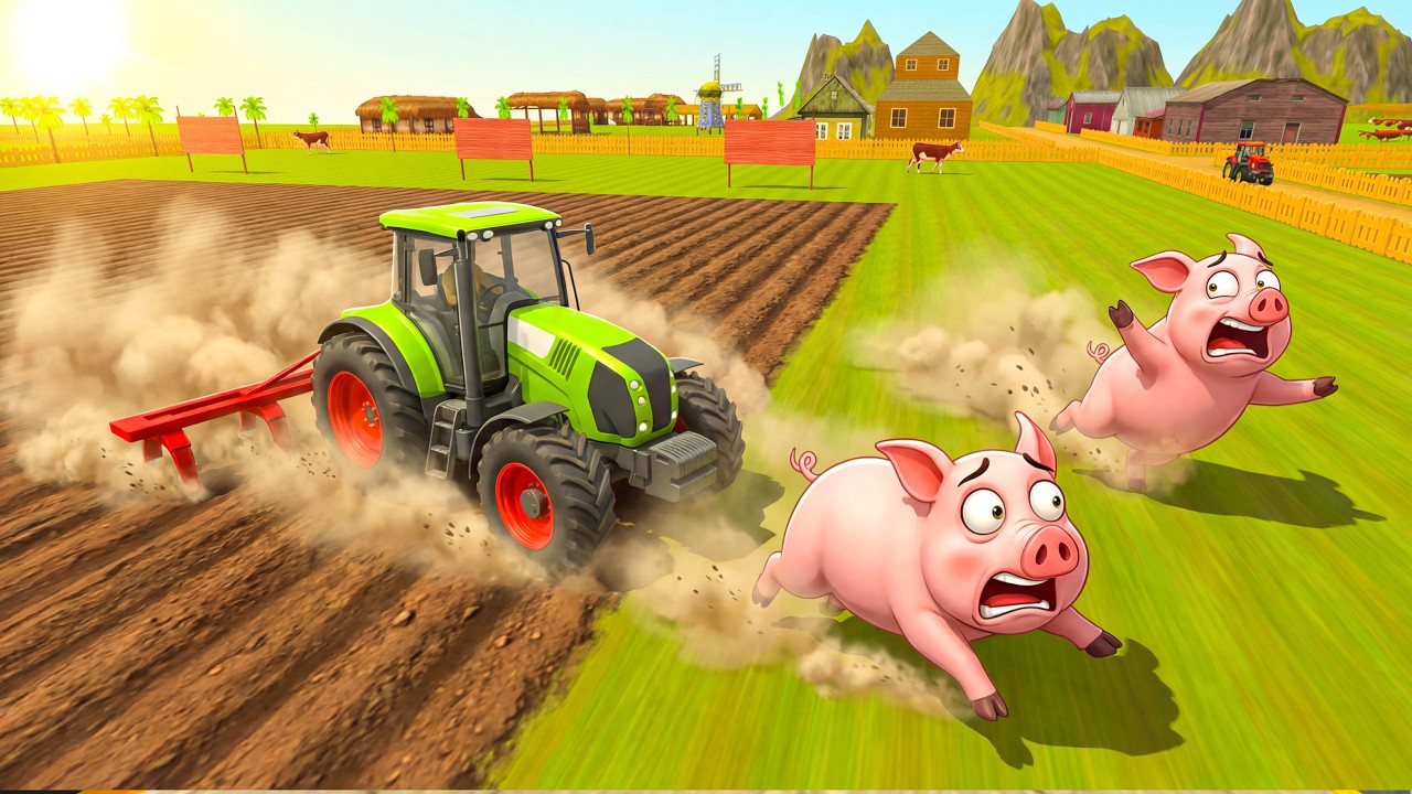 MY TRACTOR IS OUT OF CONTROL! 😱 Total Destruction in Village! | Xtreme Hyper
