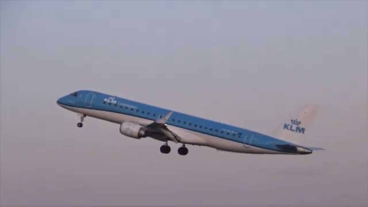 Planes at Southampton Airport on a cloudy winter afternoon
