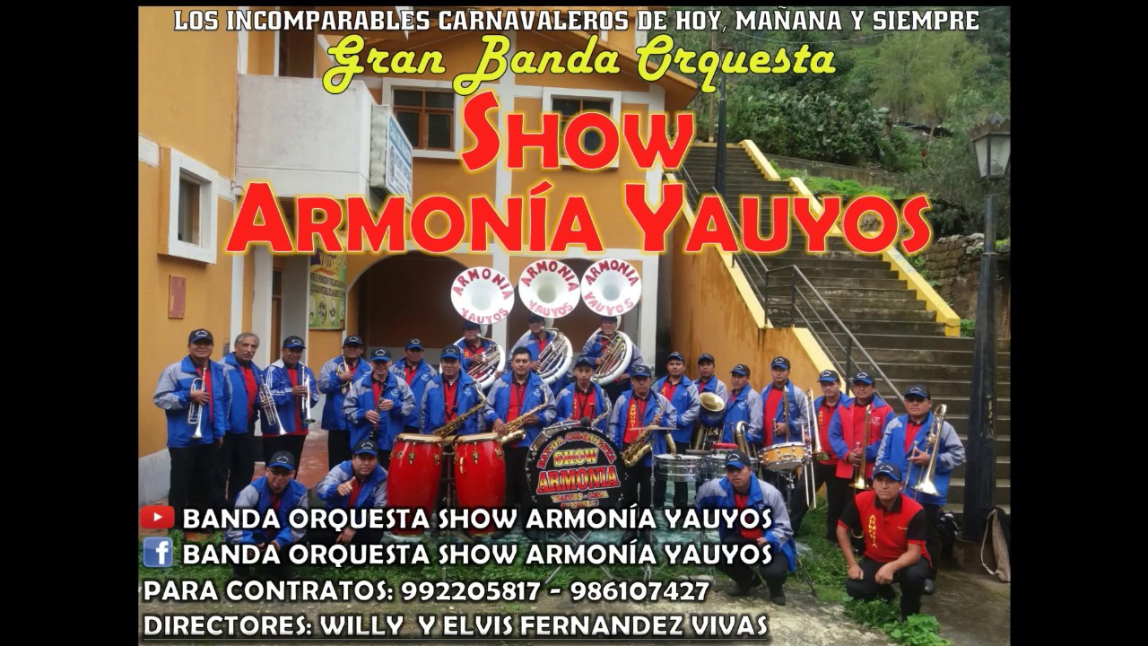 Banda Orquesta Show Armonía Yauyos - Mix Revelacion 5.40(Cumbia)