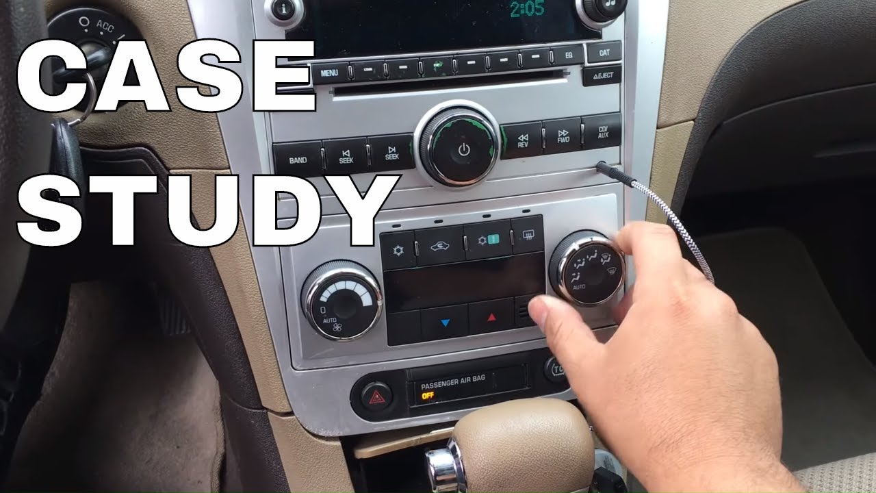 CHEVY MALIBU HYBRID HVAC CONTROL NOT WORKING DIAGNOSIS