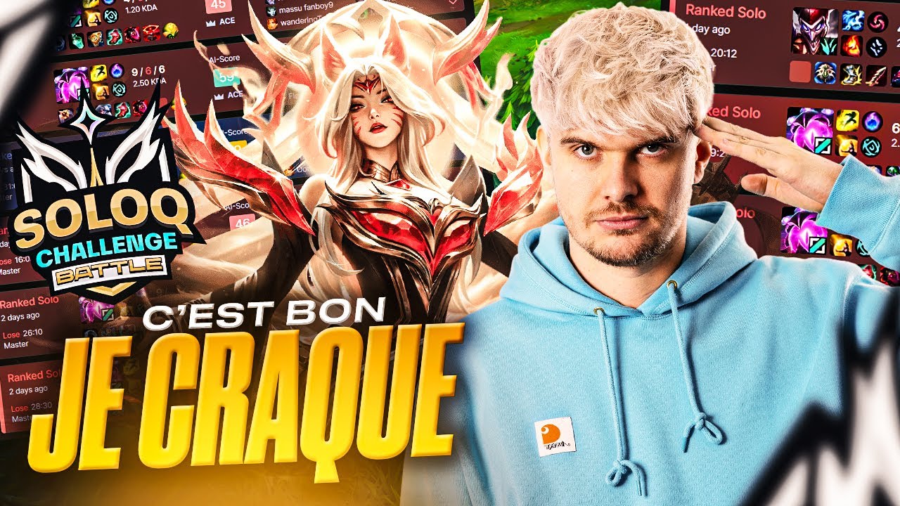 [Condensé] Je CRAQUE et J'ABANDONNE Vel'koz ??? - SoloQ Challenge