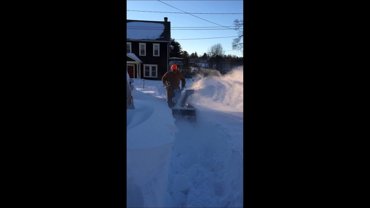 BCS 749 Walk Behind Tractor Deep Snow