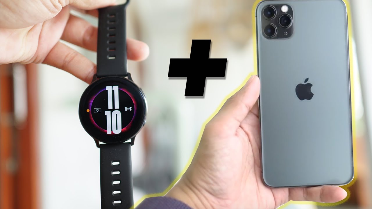 Gimana Jadinya kalau Galaxy Watch Active 2 dipadukan dengan IPHONE 11 PRO MAX?