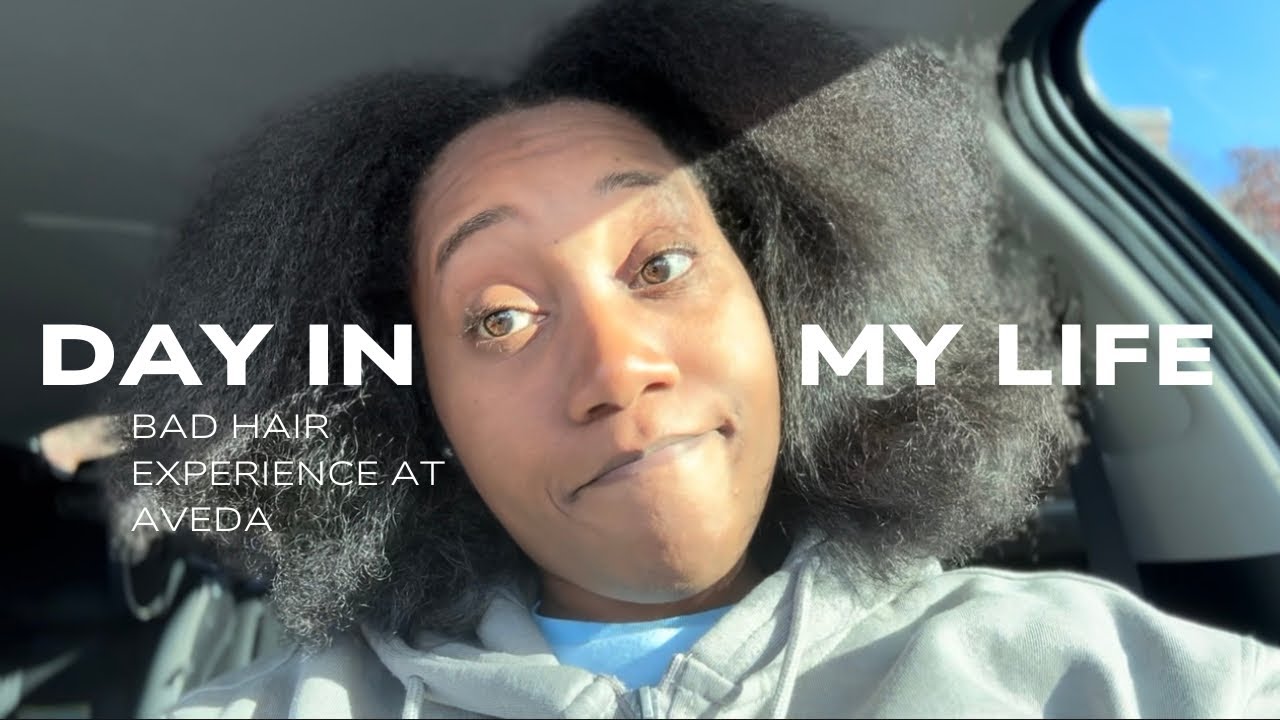 My bad experience at AVEDA. Day in the life vlog. #vlog #hairschool 