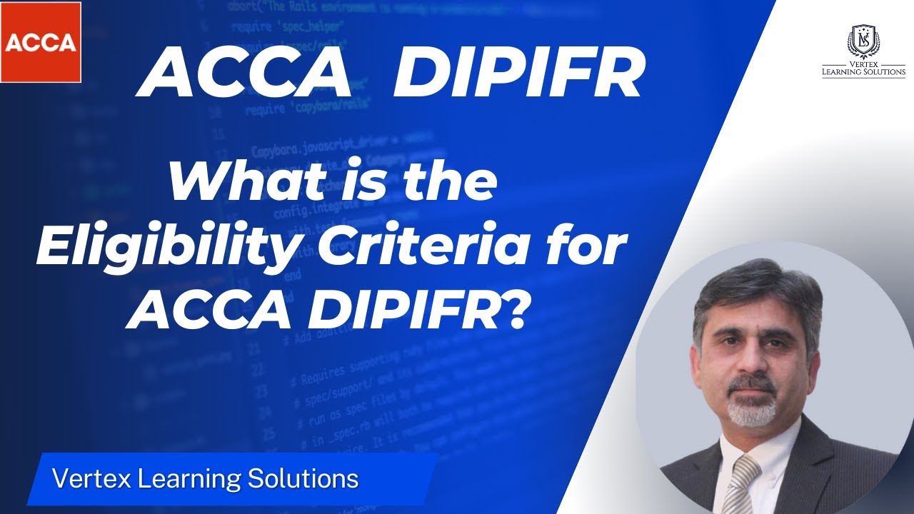 What is the eligibility criteria for ACCA DIPIFR? #dipifr #acca