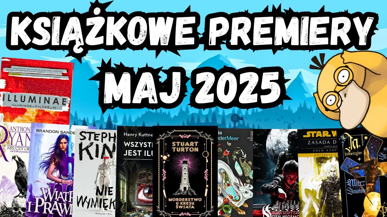 KSIĄŻKOWE PREMIERY - MAJ 2025 📚 | CZYLI KSIĄŻKI, KTÓRE MNIE INTERESUJĄ + WYNIKI ROZDANIA