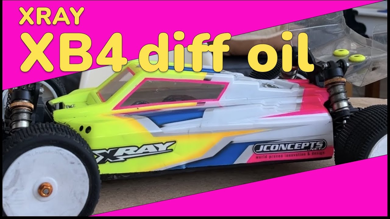Team Xray XB4 | learning to change diff oil