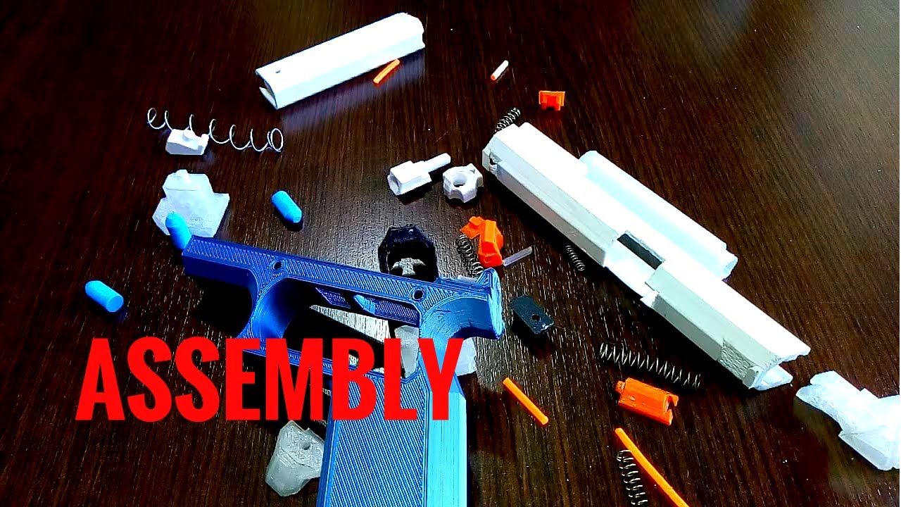 Incredible Fully Functional 3D Printed Toy Gun! Printed on Ender 3
