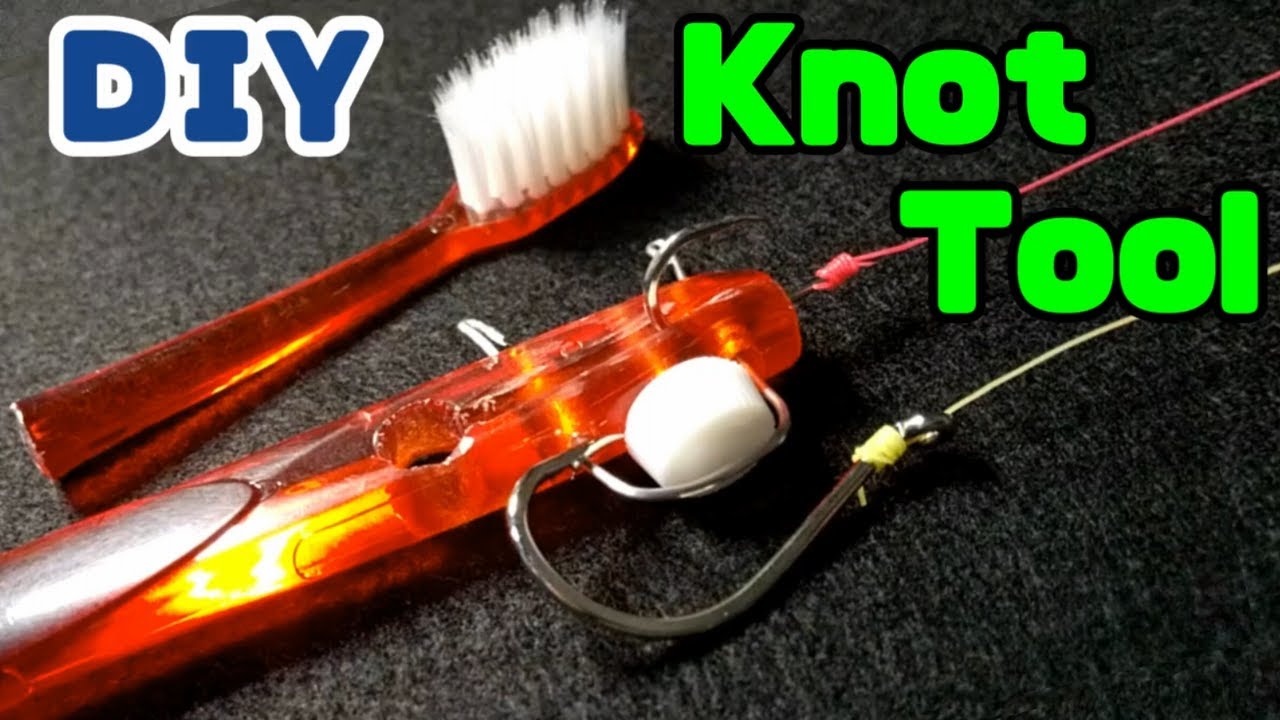How to Make a Magical Fishing Knot Tool.   Wonderful! You can tie the fishing line easily!