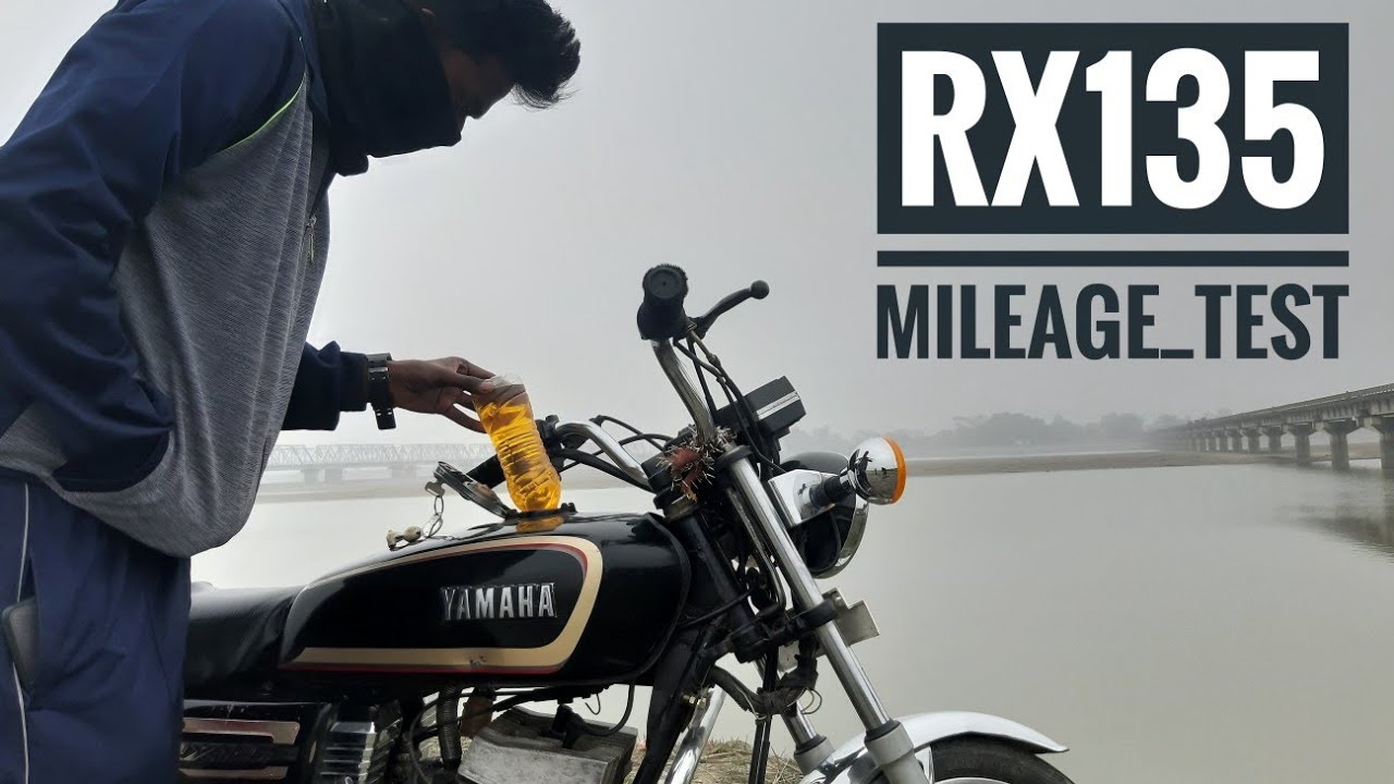 YAMAHA RX 135 MILEAGE TEST | 1 LITER ME KITNA?