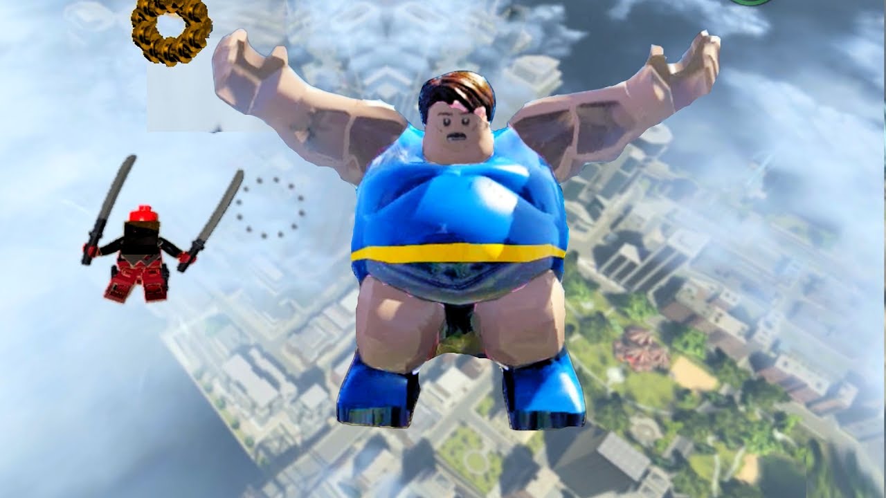 LEGO Marvels Super Heroes The Blob Skydiving PC 4k Ultra HD 2160p