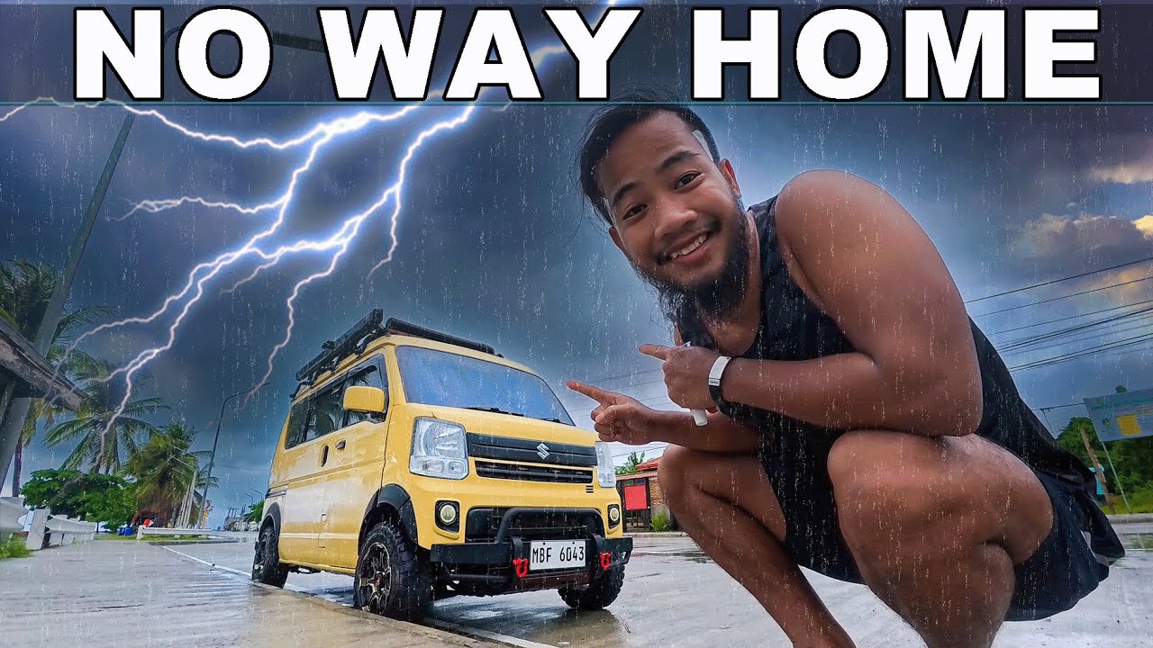 Trapped INSIDE my Mini Camper Van for 5 days (VANLIFE IN THE STORM)