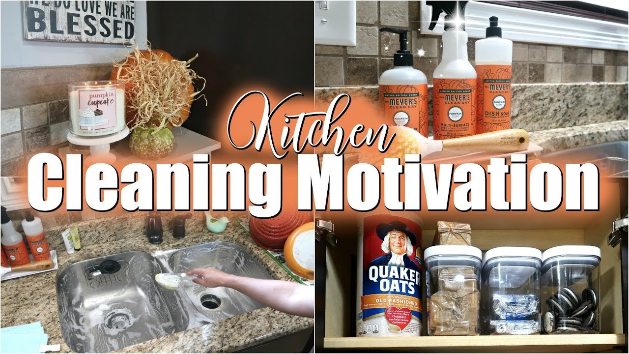 CLEANING MOTIVATION//KITCHEN CLEANING ROUTINE//CLEAN WITH ME 2018-FALL