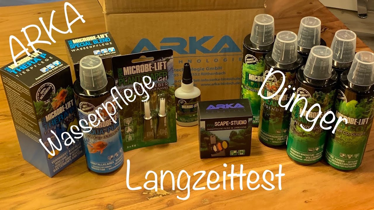 Arka Wasserzusätze und Dünger | Langzeittest #01 | Microbe Lift