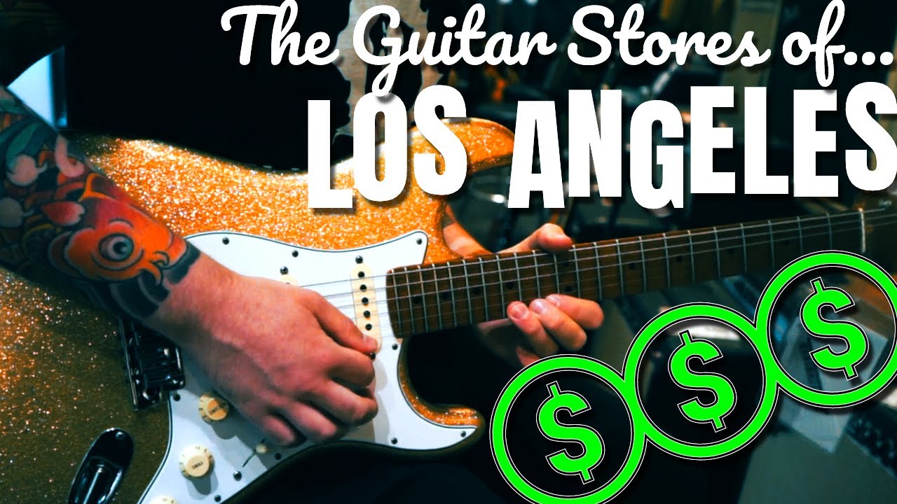 Playing Expensive Guitars in LA...