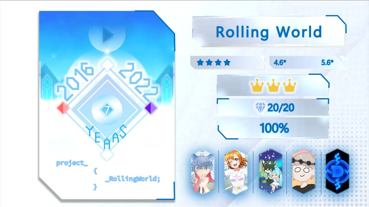 Rolling Sky Edit - Rolling World ★★★★✰✰