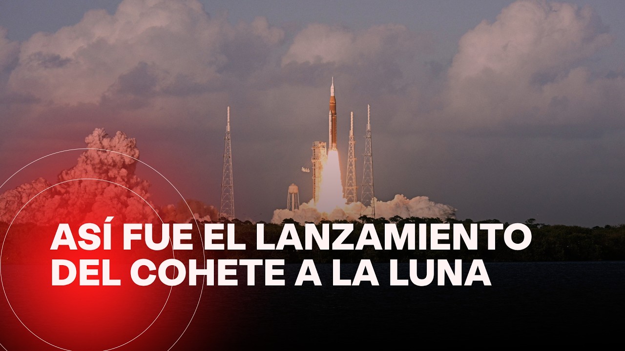 As&iacute; fue el lanzamiento del cohete de la misi&oacute;n Artemis II rumbo a la Luna