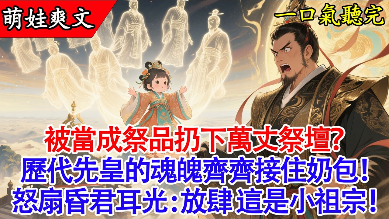【完結小說】🐉 淚崩！三歲小公主被親哥扔下祭壇祭天？十二位先皇顯靈接住：我看誰敢動我李家福星！ 😭✨#爽文 #有聲書 #萌娃 #團寵 #小說 #原創