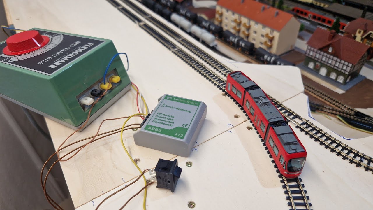 Analoge Brems- und Anfahrsteuerung der Modellbahn ganz leicht gemacht!  #spurn #modeltrains